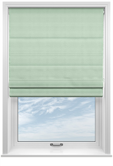 Shima Faux Silk, Moonstone - Twist&Fit Roman Blind
